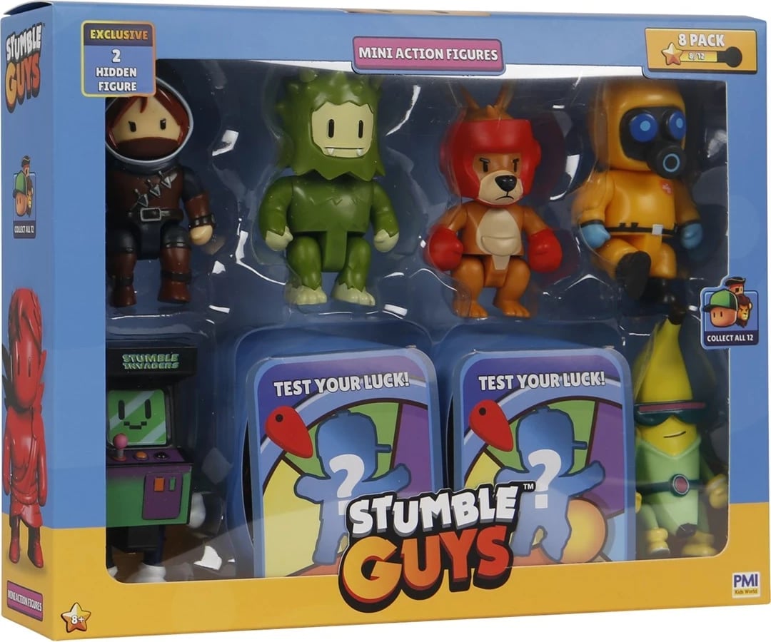 Figura aksioni Stumble Guys S2, P.M.I. Kids World, 8 copë
