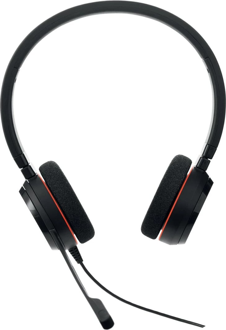 Kufje Jabra Evolve 20 UC Stereo, me kabllo, USB Type-A, të zeza