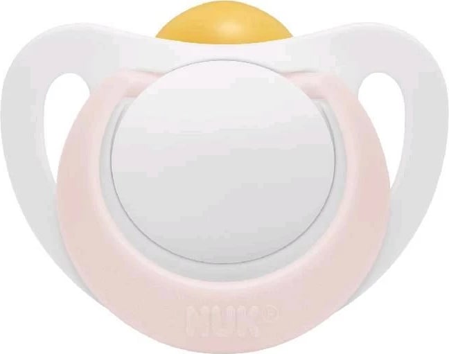 Qetësues bebe NUK Star latex 0-6 muaj madhësia 1 rozë
