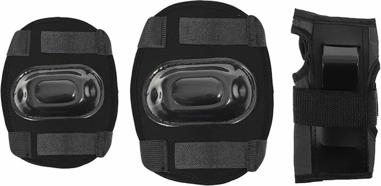 Set mbrojtësesh Nils Extreme, unisex, të zeza