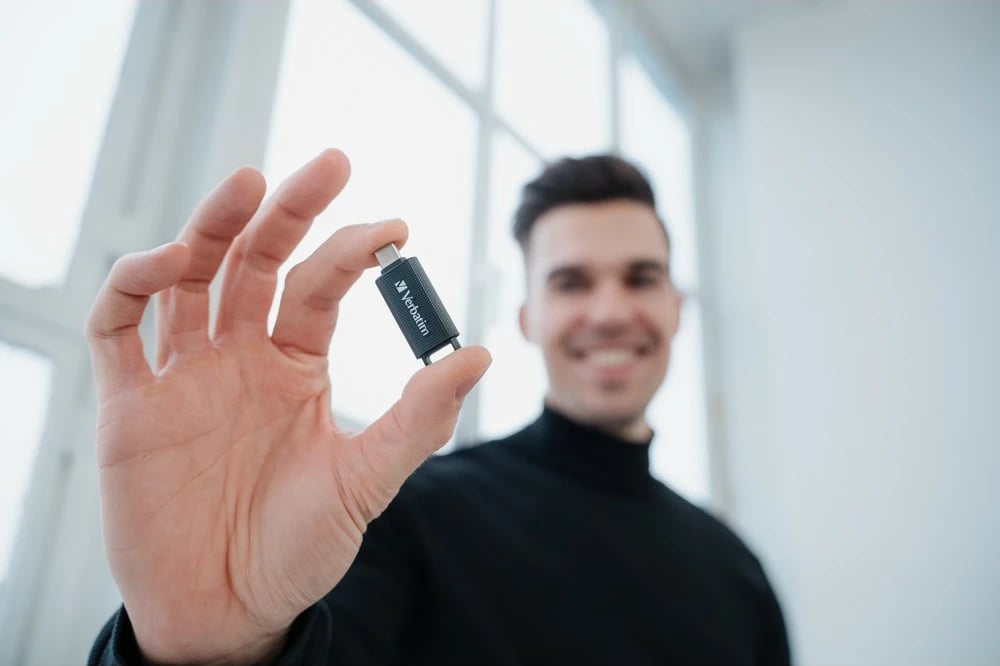 USB Verbatim Store 'n' Go 128GB, USB Type-C, 3.2 Gen 1, e zezë