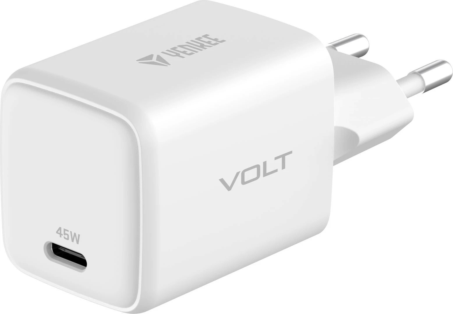 Karikues muri YENKEE YAC G45 VOLT, USB Type-C, 45W, Bardhë