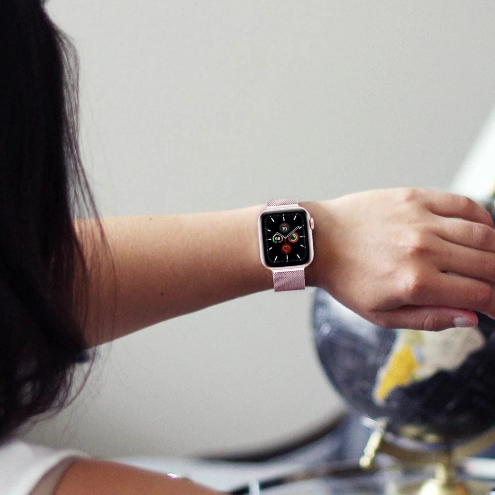 Rrip për Apple Watch Tech-Protect MilaneseBand, 38/40/41 mm, Rozë