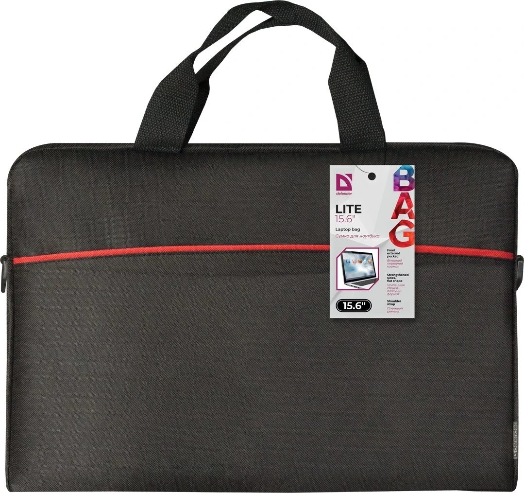 Mbështjellës notebook Defender Lite 39.6 cm (15.6") i zi