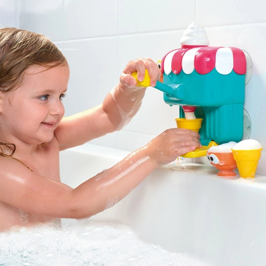 Lodër banje TOMY E73609, set ngjitësash dhe aksesorësh, plastikë, shumëngjyrëshe