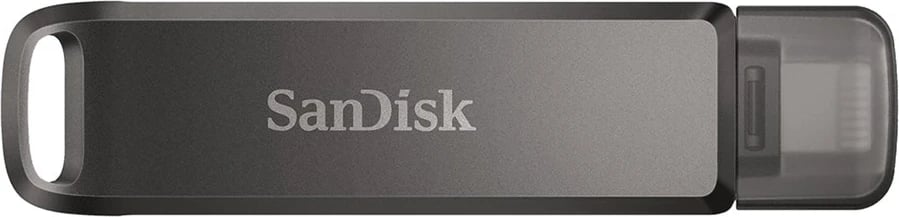 USB Flash SanDisk iXpand, 64 GB, USB Type-C / Lightning, Zi USB Flash SanDisk iXpand, 64 GB, USB Type-C / Lightning, Zi