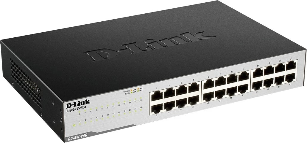Switch D-Link GO-SW-24G, 24 porte, Gigabit Ethernet, 1U