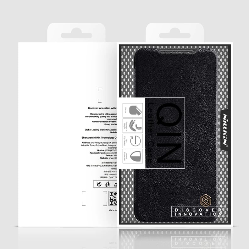 Mbështjellës Nillkin Qin Case për Xiaomi Redmi Note 11T 5G / Note 11S 5G / Note 11 5G (China) / Poco M4 Pro 5G, kafe Mbështjellës Nillkin Qin Case për Xiaomi Redmi Note 11T 5G / Note 11S 5G / Note 11 5G (China) / Poco M4 Pro 5G, kafe