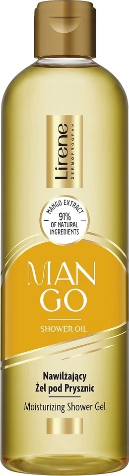 Xhel dushi për femra Lirene Mango Moisturizing 400ml