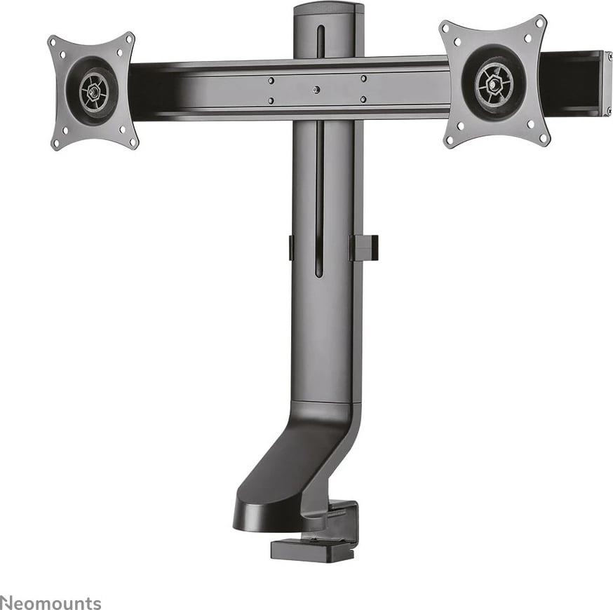 Mbajtës tavoline Neomounts FPMA-D860DBLACK, 2 ekrane, 27", i zi