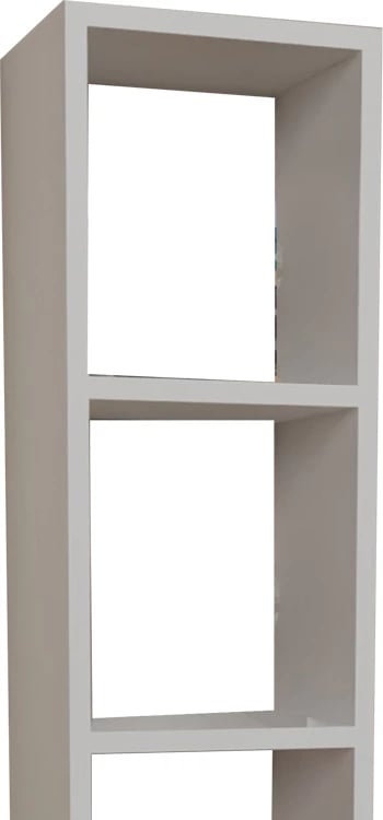 Bibliotekë kolone Barzine, ngjyrë e bardhë, 27.6x19.5x150cm