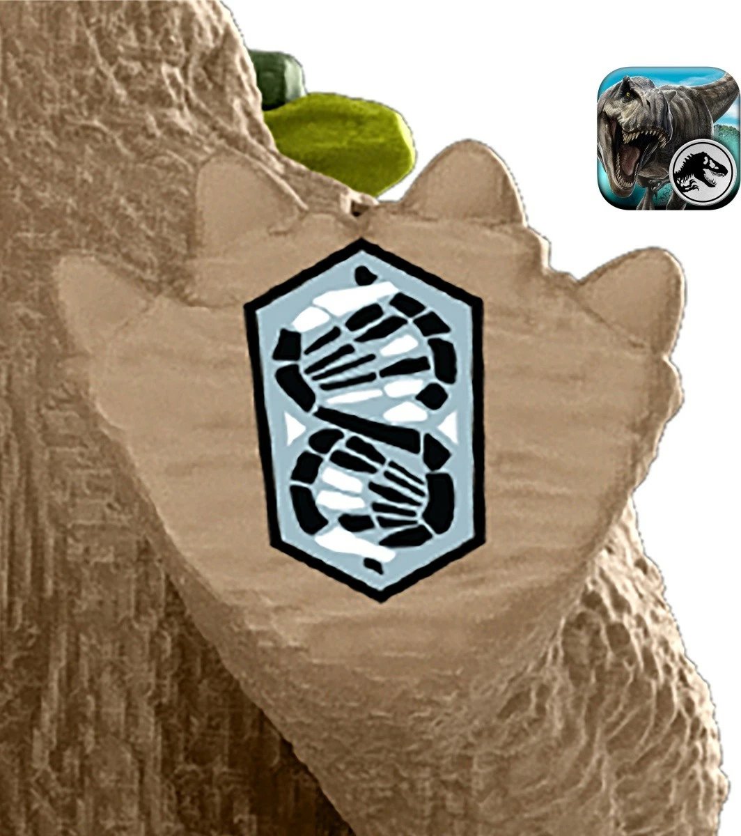 Figurë aksioni Jurassic World Mattel Yuxisaurus, 17.5 cm, për fëmijë, shumëngjyrëshe