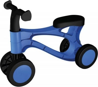 Biçikletë plastike ride-on Lena 07168, për fëmijë, Blu e zezë