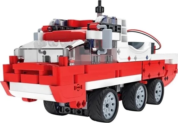 Set ndërtimi Clementoni Scientific Fun 50728, Kamion Zjarrfikës, Kuq