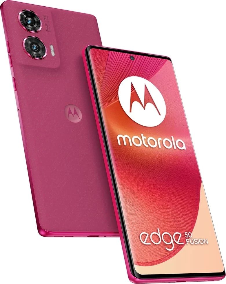 Celular Motorola edge 50 Fusion, 6.7", 8 GB RAM, 256 GB, 5000 mAh, Rozë