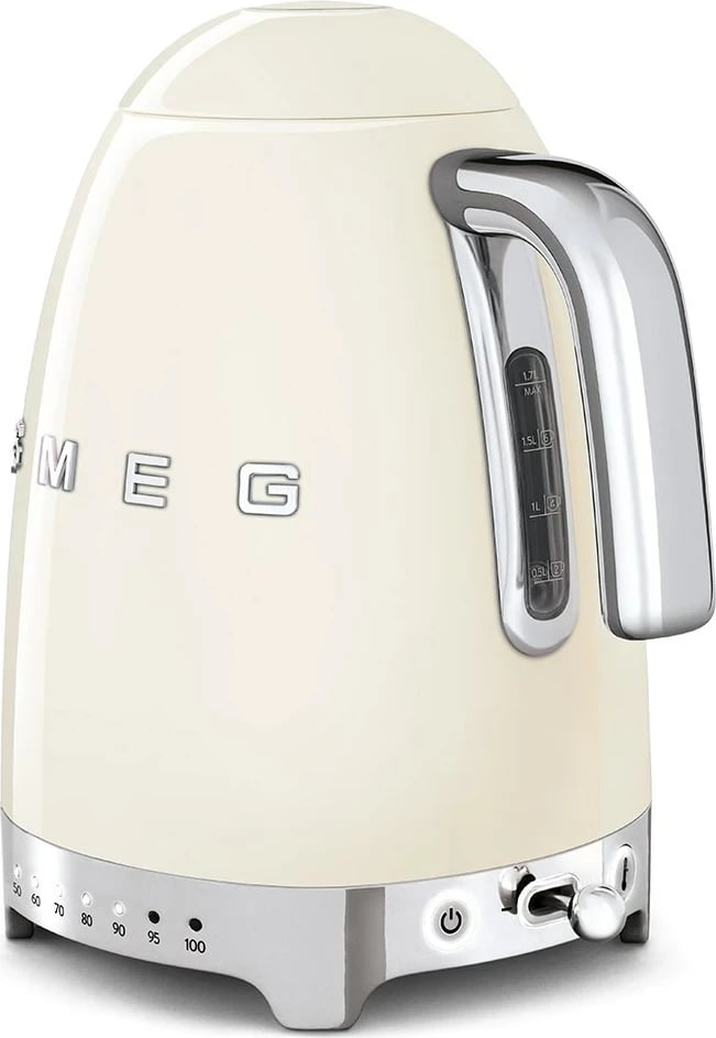 Ibrik elektrik SMEG KLF04CREU, 1.7L, krem