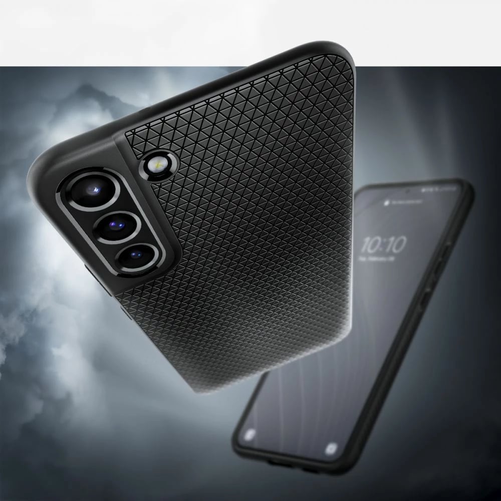Mbështjellës Spigen Liquid Air për Samsung Galaxy S22, Matte Black