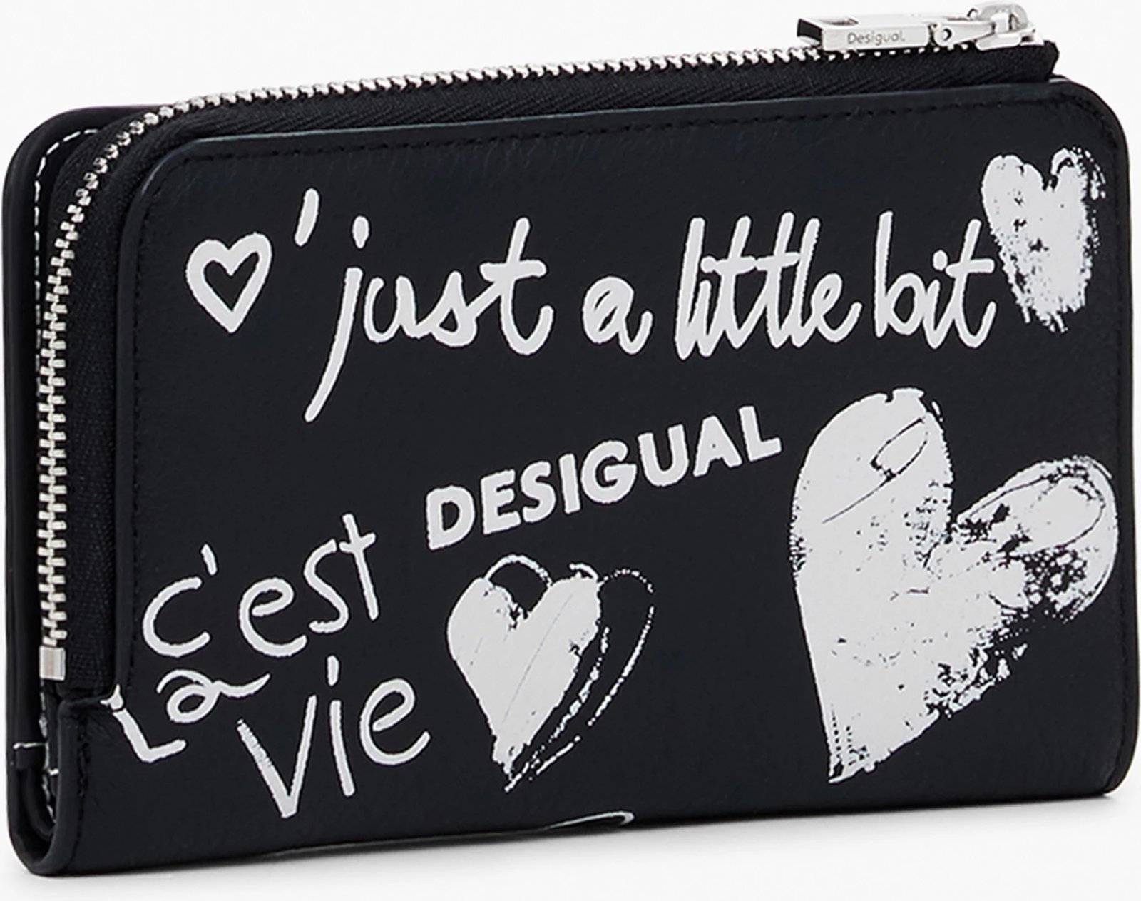 Portofol femra DESIGUAL SESHAT EMMA WALLET, e zezë