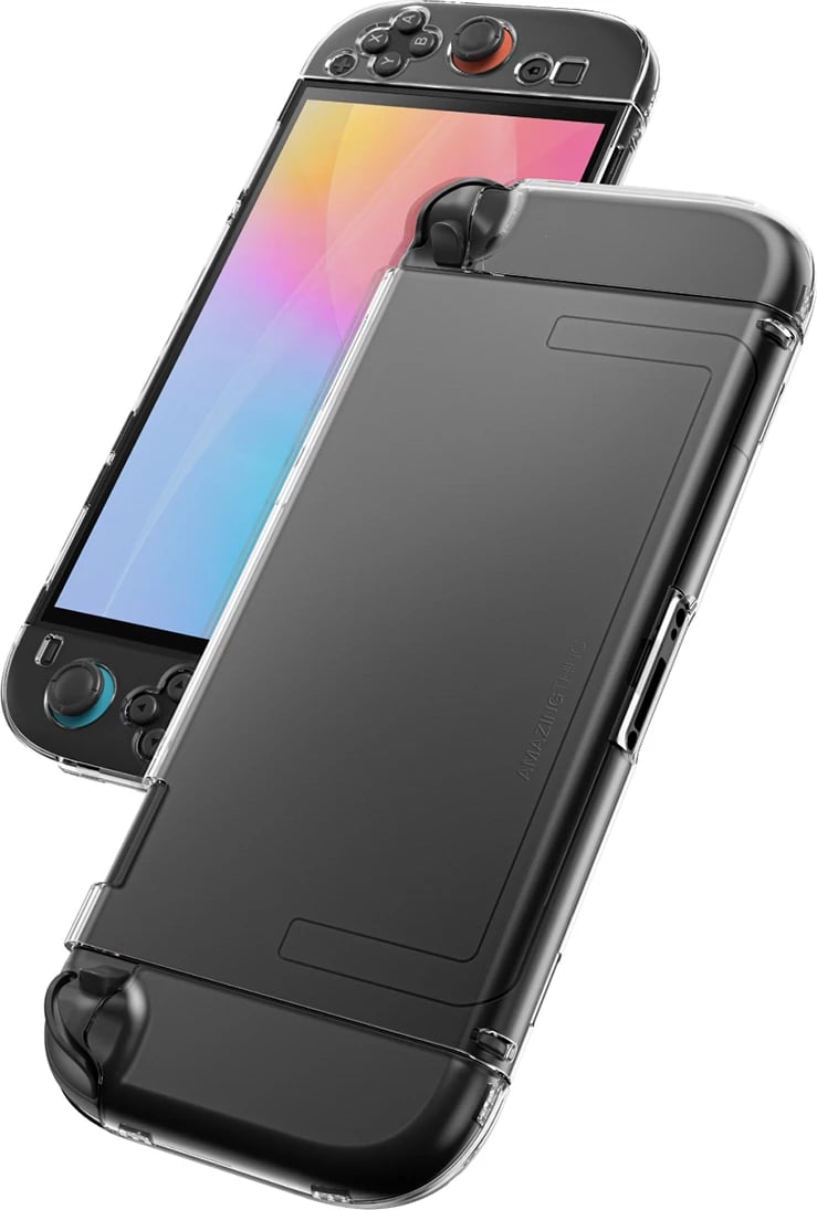 Mbështjellës AmazingThing PlayShield Bare Case për Nintendo Switch 2, Transparent