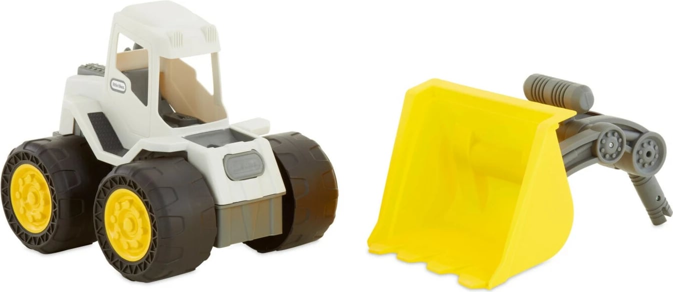 Lodër ngarkues Little Tikes Dirt Diggers 2-në-1, plastikë, e verdhë/e bardhë/gri