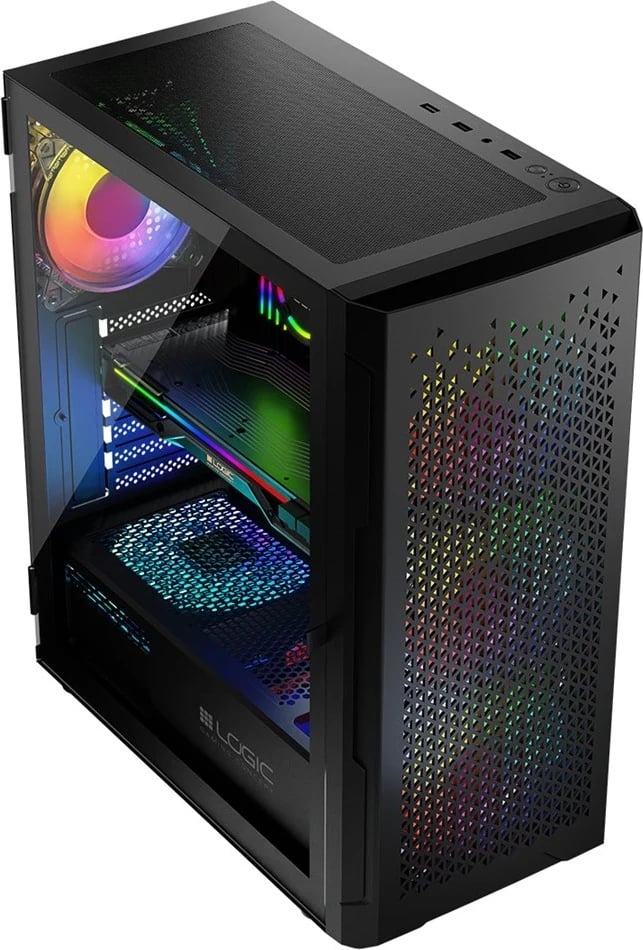 Kasë LOGIC ARAMIS ARGB MINIDI USB 3.0, e Zezë Kasë LOGIC ARAMIS ARGB MINIDI USB 3.0, e Zezë