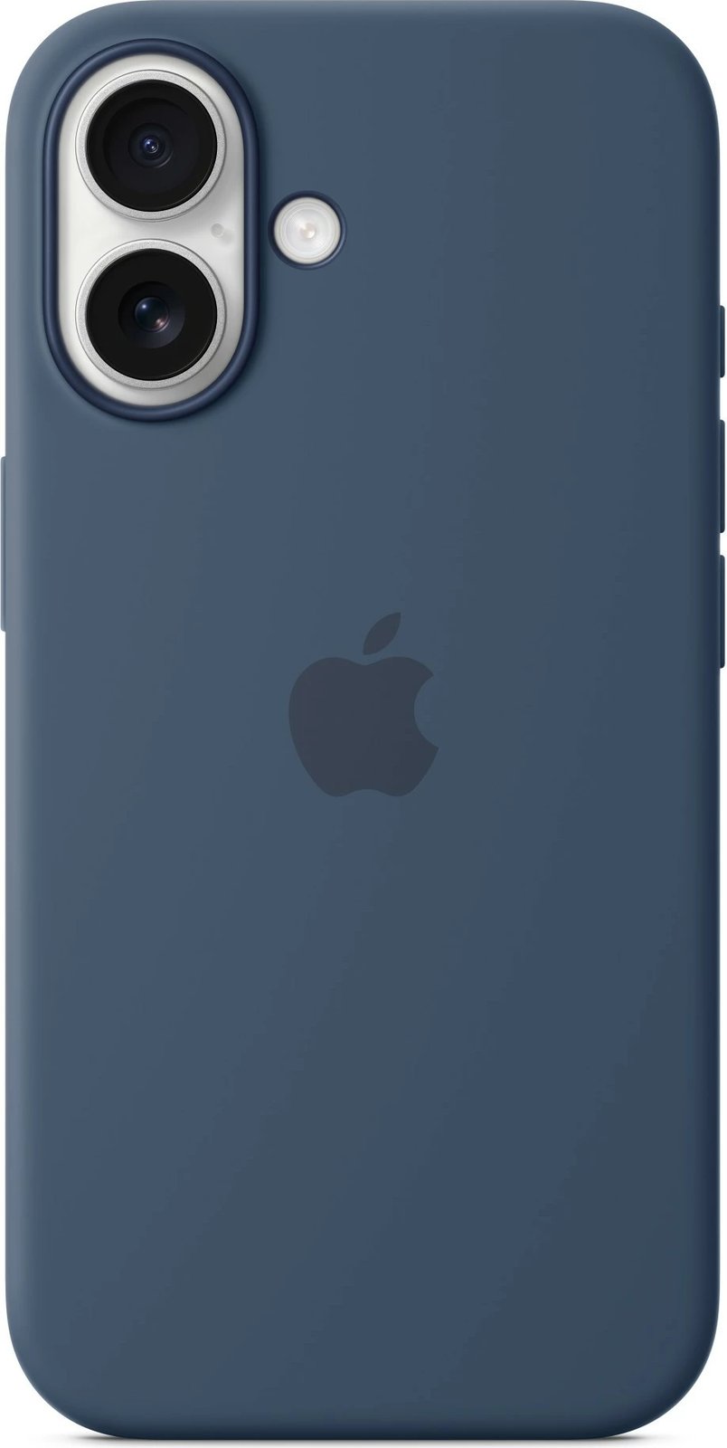 Apple iPhone 16 Silicone Case with MagSafe, Denim