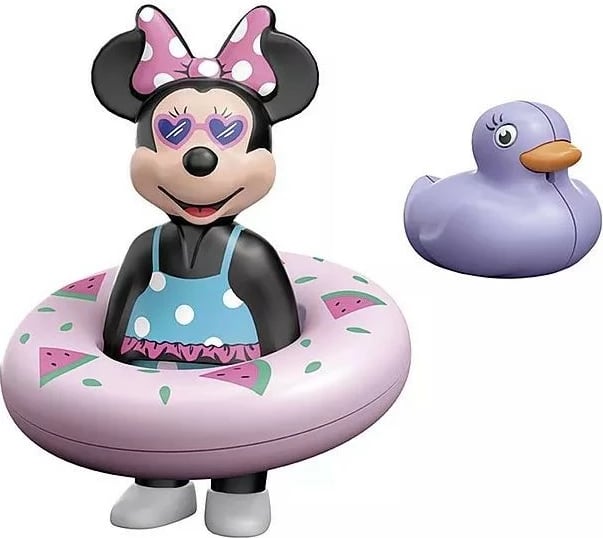 Set lodrash figurina Playmobil Junior Disney 71706, Minnie Mouse me rreth noti dhe rosë, 3 copë