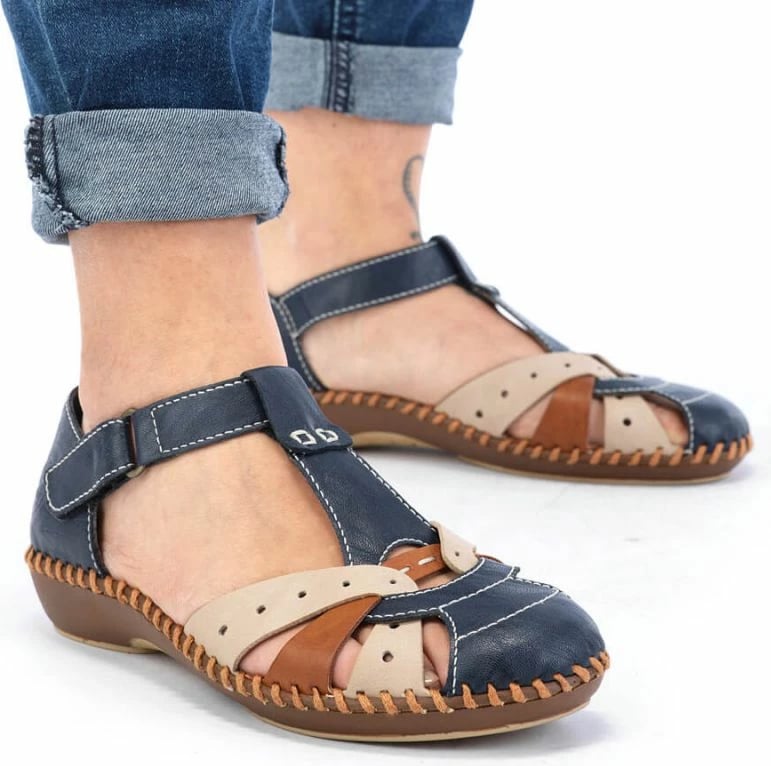 Sandale për femra Rieker, blu marine