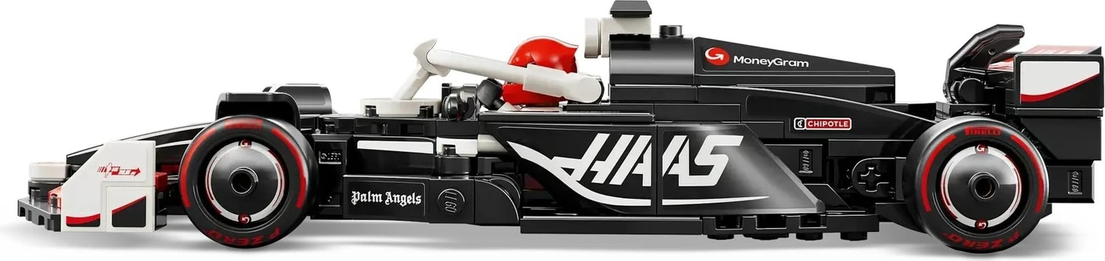 Set LEGO Speed Champions MoneyGram Haas F1 Team VF-24, 77250, 242 pjesë, me minifigurë