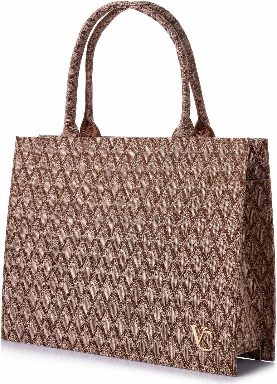 Tote bag Vince Camuto, Caserta, ngjyrë mink