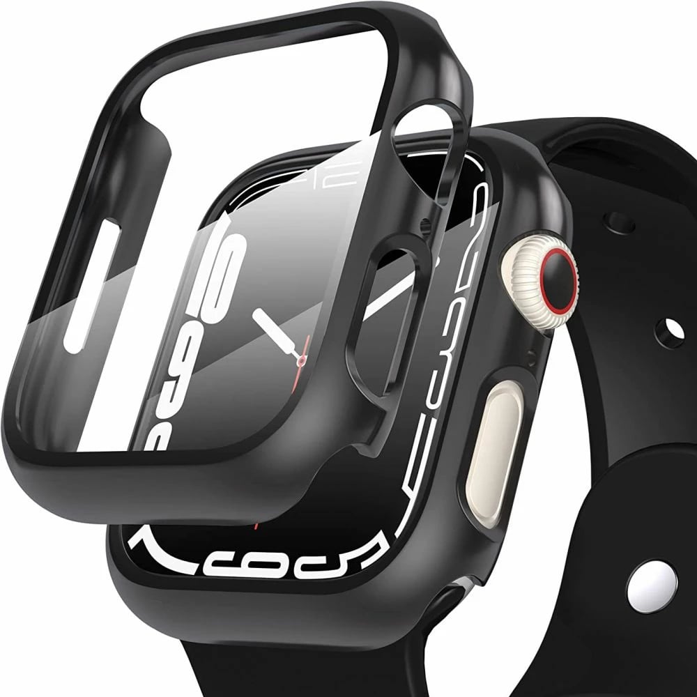 Mbështjellës Tech-Protect Defense360 për Apple Watch 7/8/9 45mm, Zi