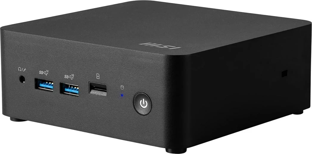 Kasë MSI Cubi NUC 1M-003EU, Intel Core 3 100U, 8 GB RAM, 512 GB SSD, Windows 11 Pro, E zezë