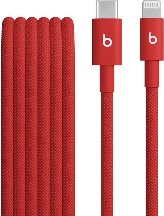 Kabllo Beats USB-C në Lightning 1.5m, E kuqe