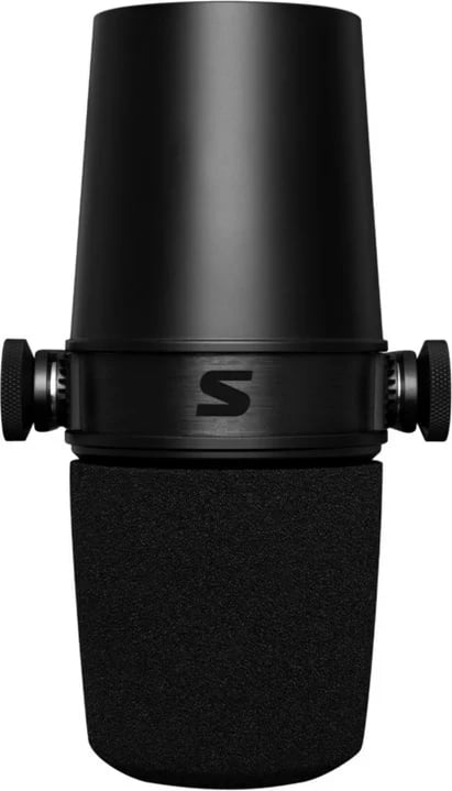 Mikrofon studio SHURE MV7X, dinamik, XLR/USB, i zi
