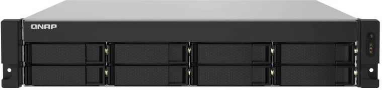 NAS server QNAP TS-832PXU-RP-4G, 4 GB RAM, 8 vende për disqe, Rack 2U, i zi