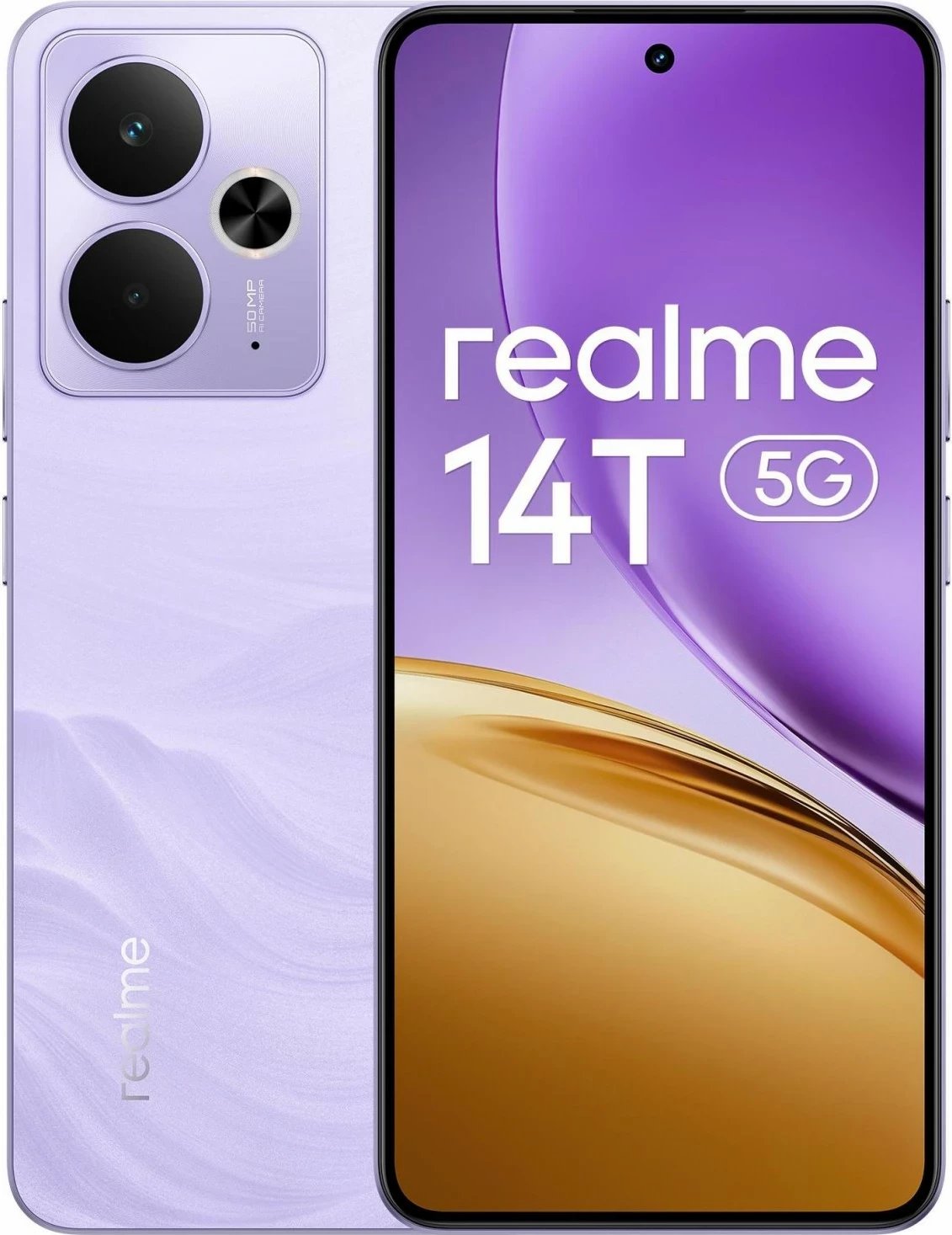 Celular Realme 14T 5G 8/256GB Lightning Purple