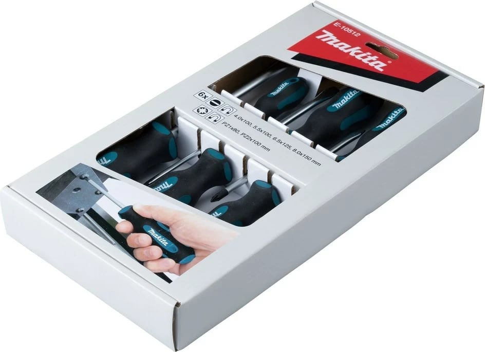 Set kaçavidash Makita E-10512, 6 copë