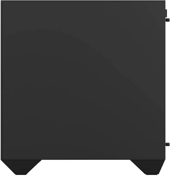 Kasë Darkflash DY470, Big Tower, xham i temperuar, pa ventilatorë, e zezë