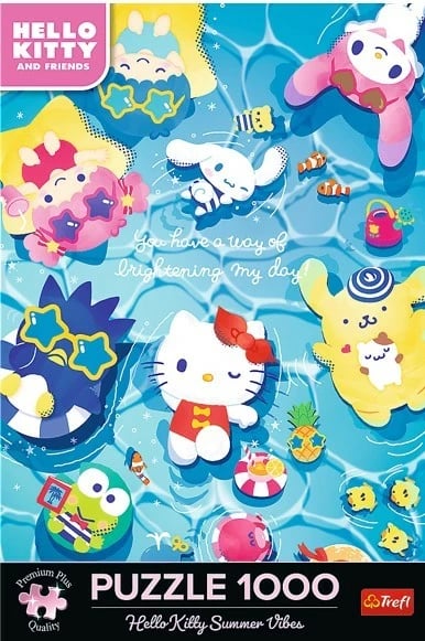 Puzzle Trefl Hello Kitty Summer Relaxation 1000 pjesë Puzzle Trefl Hello Kitty Summer Relaxation 1000 pjesë