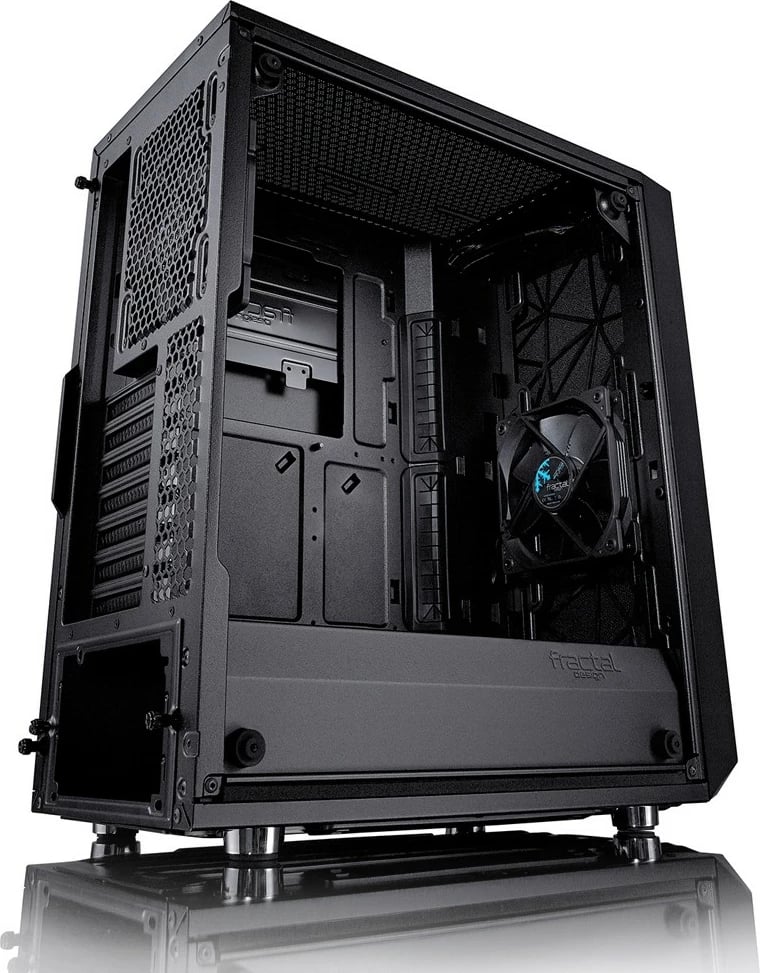 Kasë Fractal Design Meshify C, Midi Tower, ATX, ITX, micro ATX, E zezë Kasë Fractal Design Meshify C, Midi Tower, ATX, ITX, micro ATX, E zezë