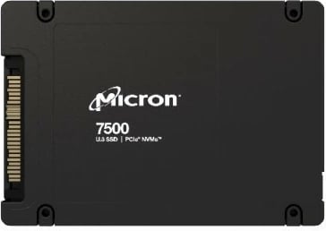 SSD Micron 7500PRO, 7.68TB, NVMe U.3, 15mm, i zi, Single Pack SSD Micron 7500PRO, 7.68TB, NVMe U.3, 15mm, i zi, Single Pack