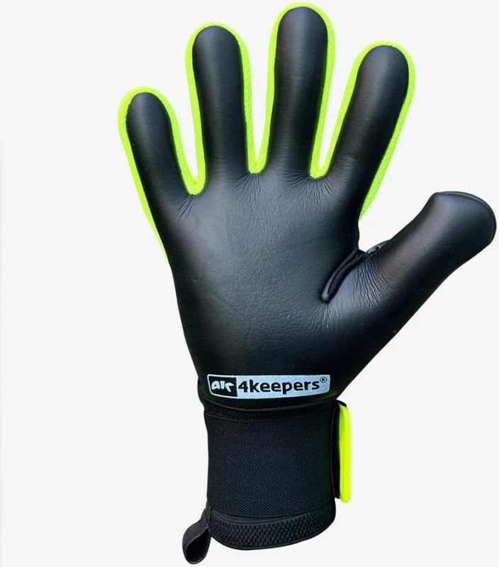 Doreza portieri për fëmijë 4keepers, të zeza dhe të gjelbra