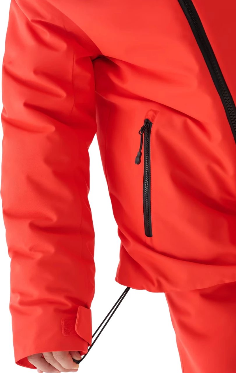 Jakne ski për djem 4F, e kuqe
