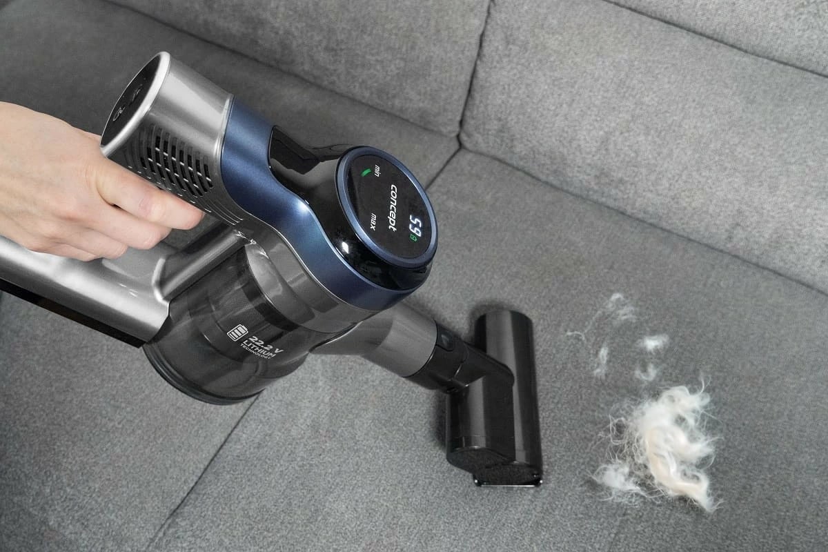 Fshesë elektrike pa kabllo Concept VP6040, 2-në-1, 1L, Blu e errët