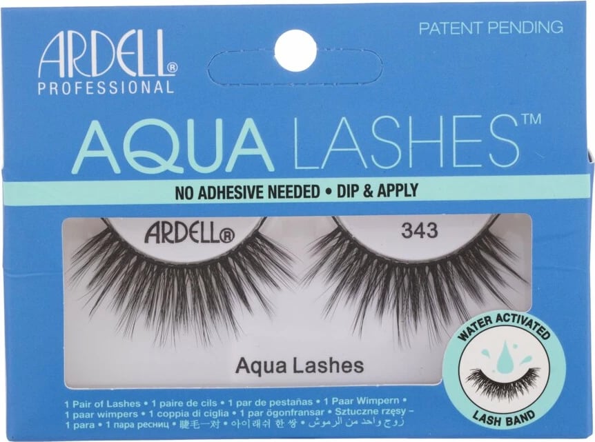 Qerpikë të rremë Ardell Aqua Lashes 343 për femra të zinj 1 copë