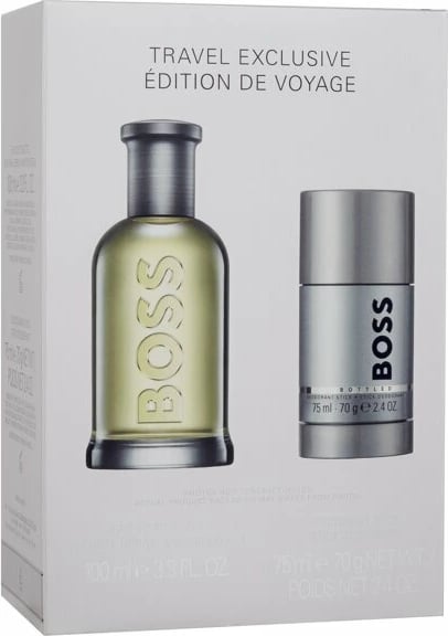 Set Eau de Toilette dhe deodorant stick për meshkuj HUGO BOSS, 100ml + 75ml