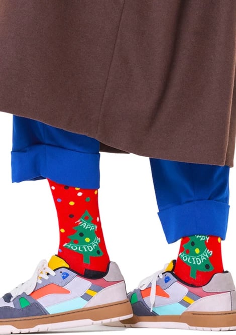 Çorape për femra Happy Socks, të kuqe