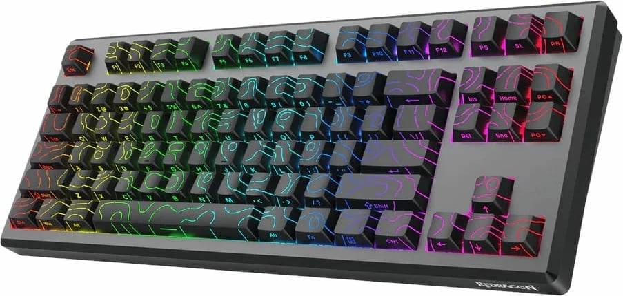 Tastierë mekanike Redragon Uranus PRO K732MC-RGB-PRO, 80% TKL, RGB, wireless/wired, e zezë