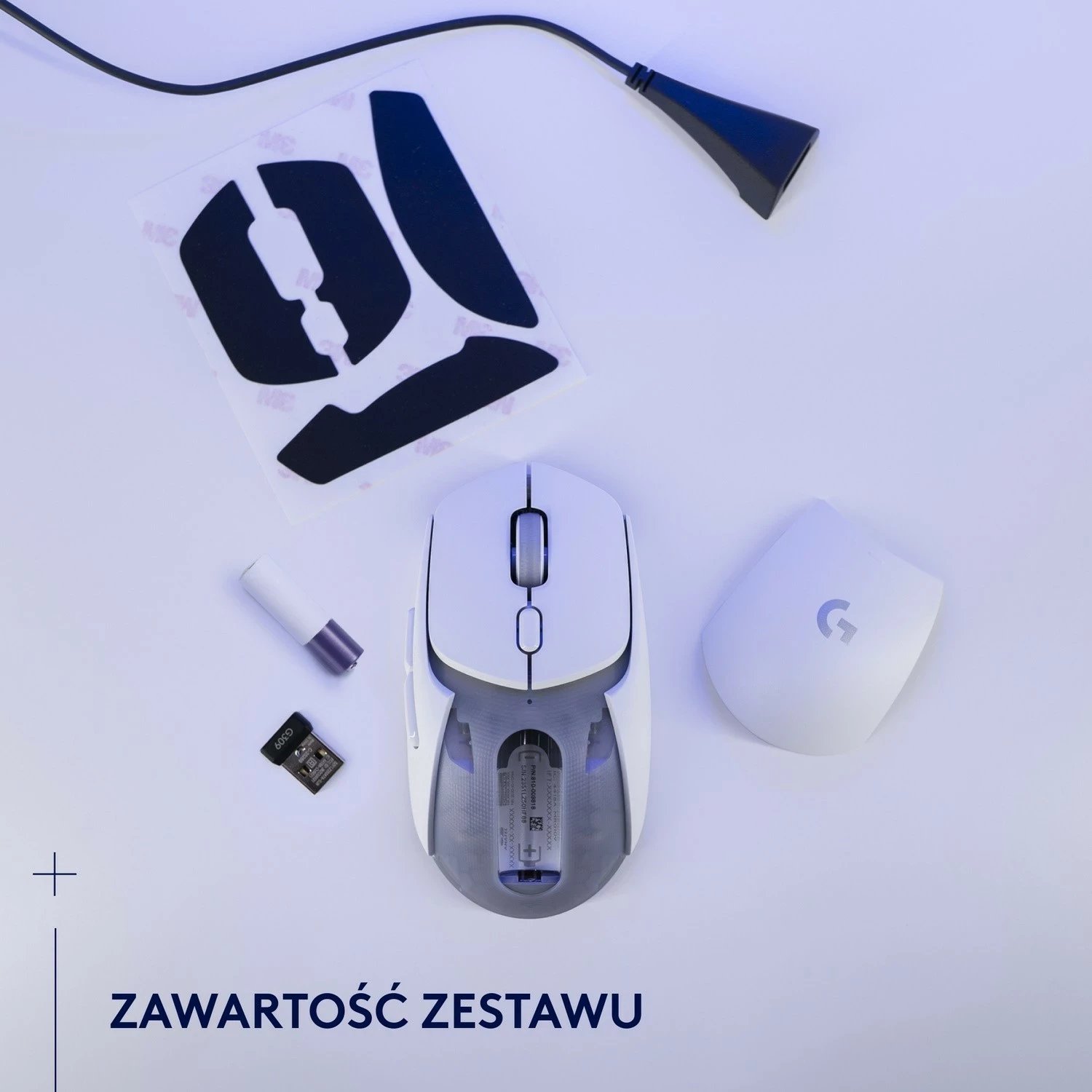 Maus Logitech G309 Lightspeed, i bardhë