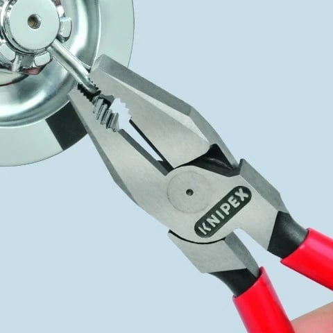 Knipex lineman's pliers 02 02 225, çelik, 225mm, doreza kaltër-kuqe